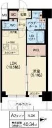 スプランディッド江坂IIIの物件間取画像